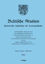Baltische Studien, Pommersche Jahrbücher für Landesgeschichte. Neue Folge Band 90 (2004), Band 136 der Gesamtreihe